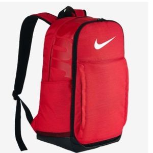 nike basketball bag red